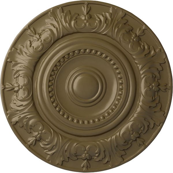 Ekena Millwork Biddix Ceiling Medallion (Fits Canopies up to 7 1/2"), 20 7/8"OD x 1 1/4"P, Mississippi Mud CM20BXMMF - main